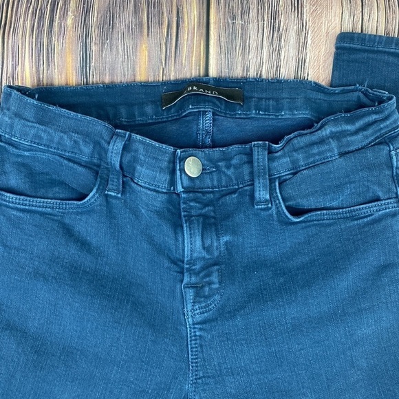 J Brand Blue Skinny Jeans With Large Eyelet Detail Down Rear Leg- Size 26 - Picture 5 of 10